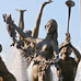 Mexico Macroplaza Neptune fountain